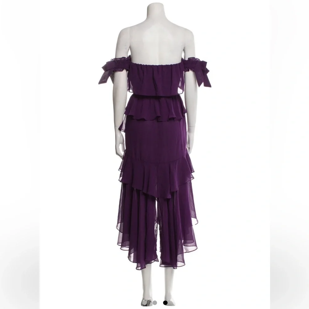 MISA Los Angeles 🍇 Sexy Burgundy Long dress, Size XS, Great condition - Picture 3 of 3